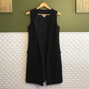 Black Merona longline vest. Size 8.